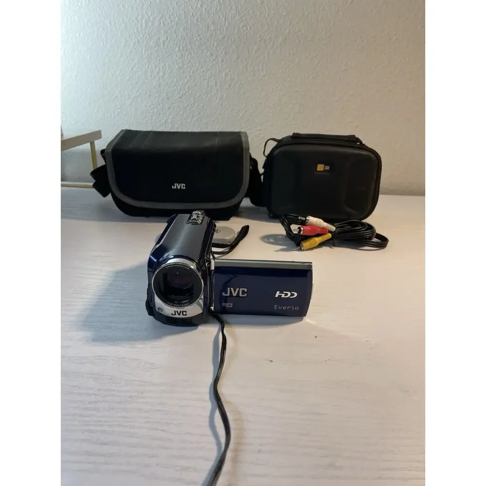 JVC Everio GZ-MG630AU 60GB HDD Blue Digital Camcorder 40x Zoom - Tested